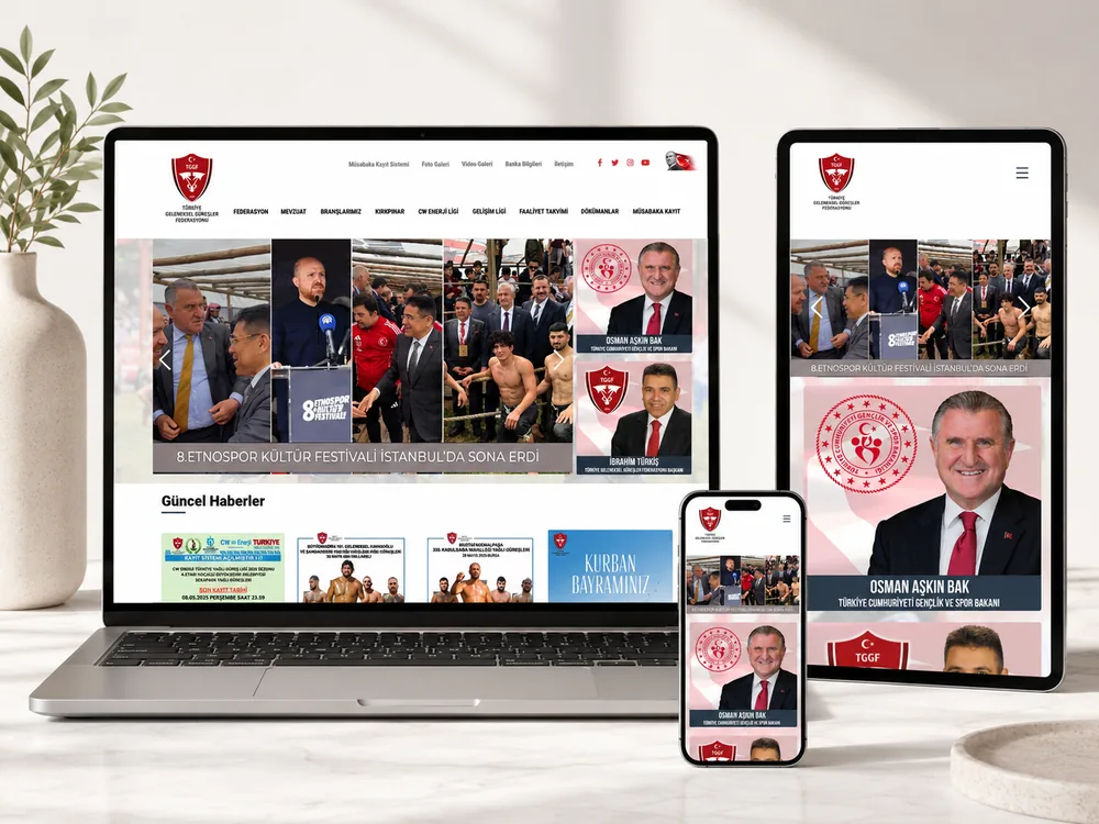 Geleneksel Güreş Federasyonu — Web Yenileme