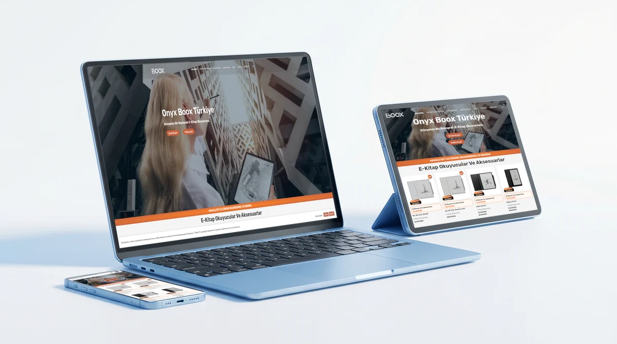 Onyx Boox Türkiye — Teknoloji ürünü · e-ticaret